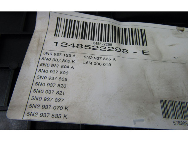   Pojistková skříňka 5N0937123A   Volkswagen Tiguan 2012