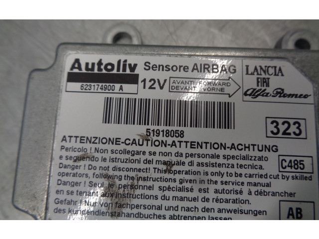 Блок подушек безопасности 51918058, 623174900A Fiat Linea