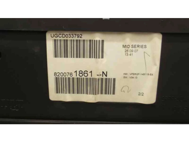 Спидометр (приборный щиток) 8200761861N Renault Clio III