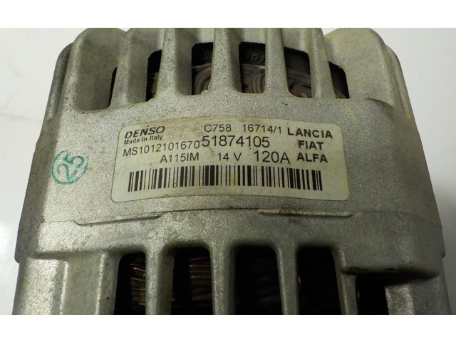 Генератор 51874105, 51874105 Alfa Romeo Giulietta