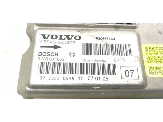 Блок подушек безопасности P30667469, 0285001655 Volvo S60
