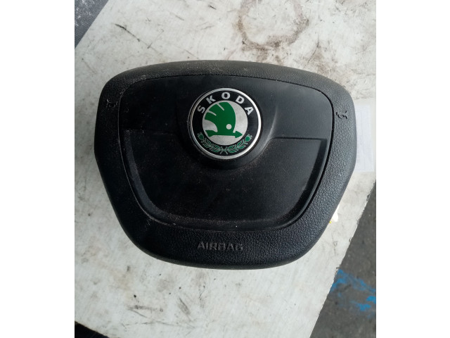 Подушка безопасности водителя 5J0880201H Skoda Fabia Mk1 (6Y)
