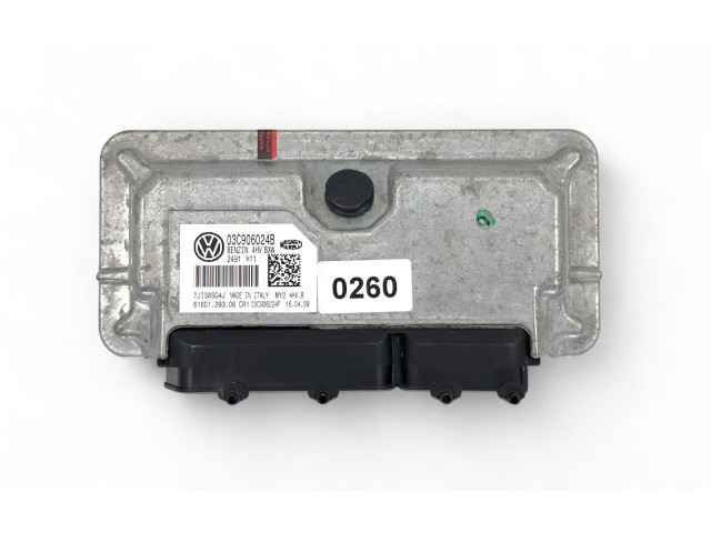 Блок управления двигателя 03C906024B Skoda Fabia Mk2 (5J)