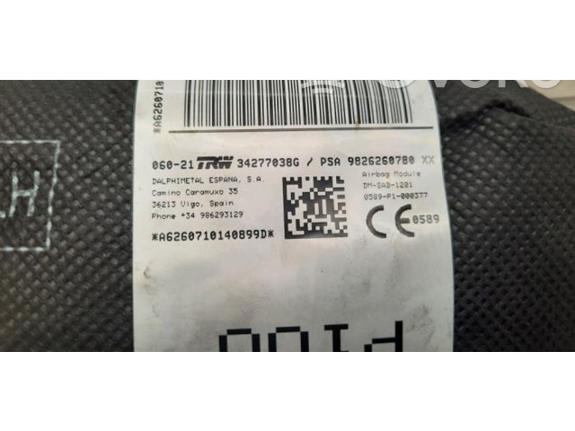 Подушка безопасности в сиденье 9826260780   Opel Grandland X