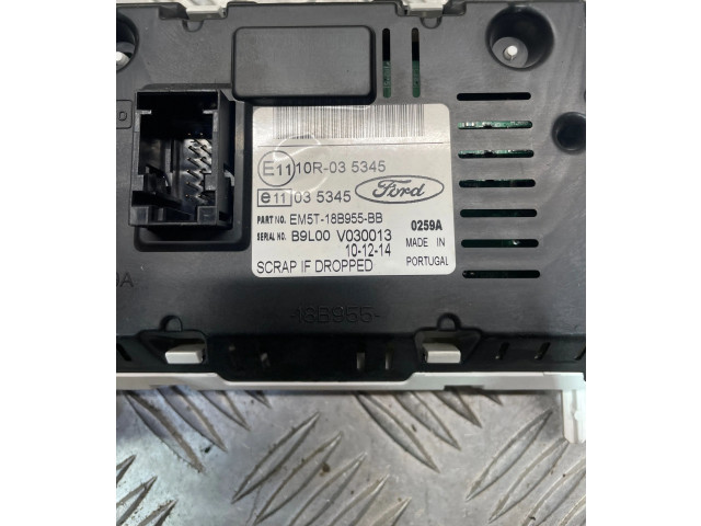 Дисплей EM5T18B955BB, 10R035345 Ford Transit Custom