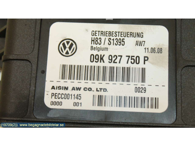 Блок управления коробкой передач 09K927750P, 09K927750P   Volkswagen Transporter - Caravelle T5