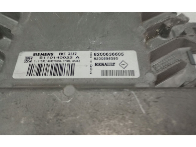 Блок управления двигателя 8200636605 Dacia Logan I