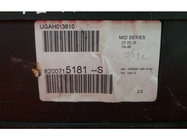 Панель приборов UGAH013610, 8200715181S Renault Clio III