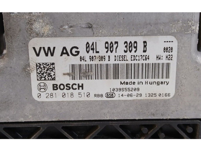 Блок управления двигателя 04L907309B Skoda Octavia Mk3 (5E)