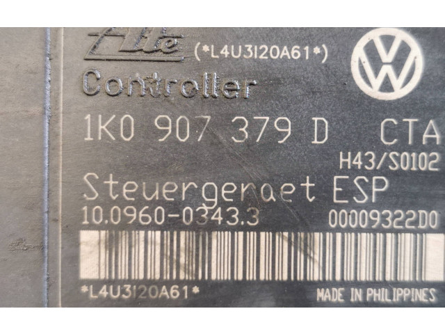 Блок АБС 1K0907379D, 10096003433   Volkswagen  Touran I  2003 - 2010 года