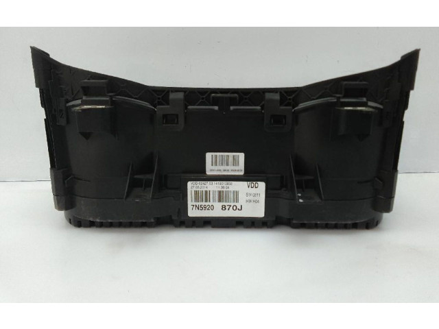 Přístrojová deska Seat Alhambra (Mk2) 2010 7N5920870J