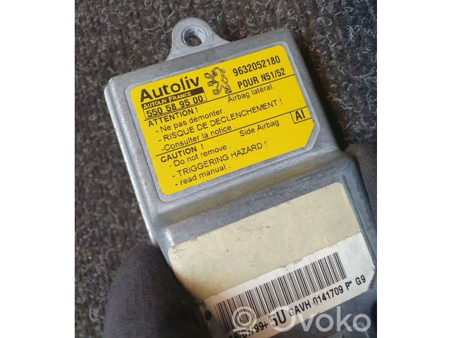 Блок управления надувных подушек 550589500, 9632052180 Peugeot 306