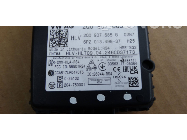 Датчик слепых зон 2Q0907685G Skoda Octavia Mk4