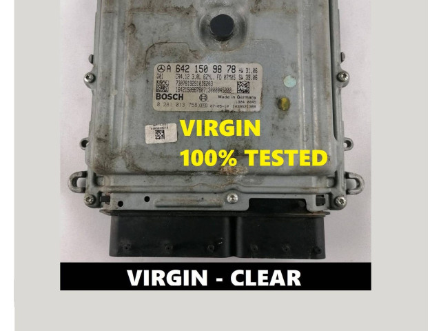 Блок управления двигателя 0281013758, A6421509878   Mercedes-Benz ML W164