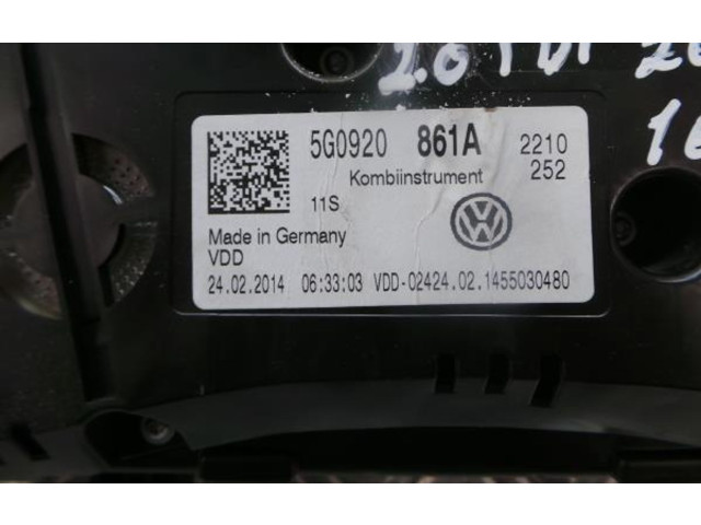 Панель приборов A2C83499400, 5G0920861A Volkswagen Golf VII