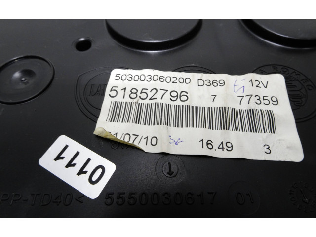 Přístrojová deska Fiat Punto Evo 2011 51852796, 503003060200