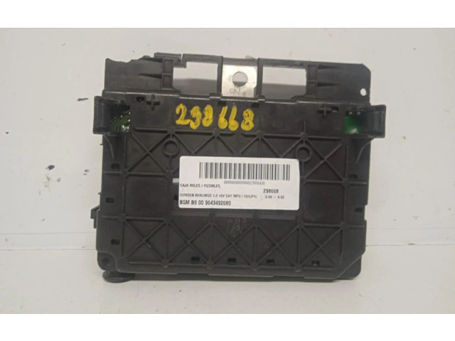   Pojistková skříňka BSMB5009643492680   Citroen Berlingo 
