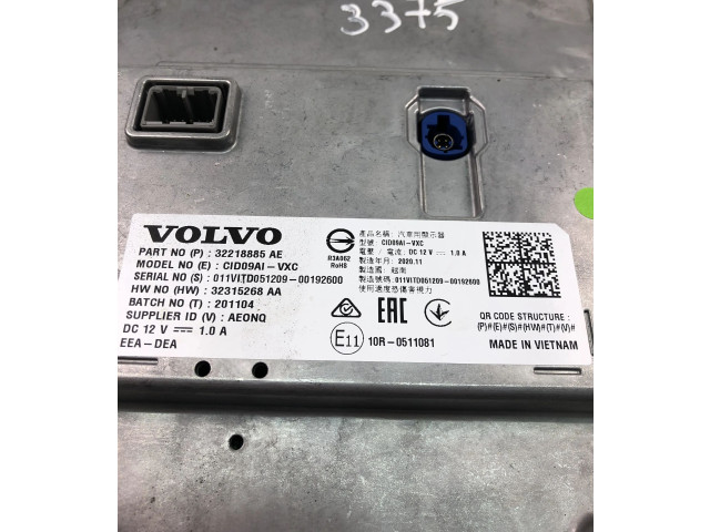 Дисплей    32218885AE   Volvo XC60