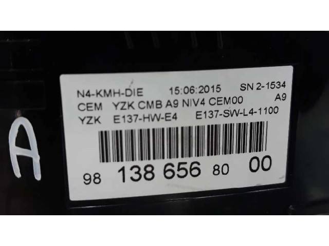 Панель приборов 9813865680, 9810204880 Peugeot 2008 II