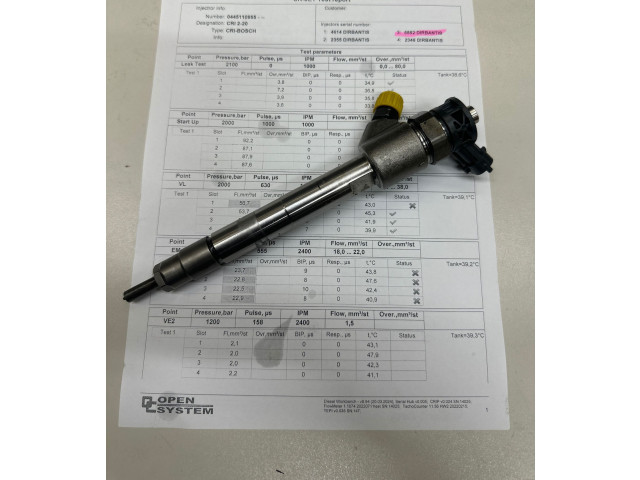 Vstřikovač 0445110955, 9828959880 Peugeot 208