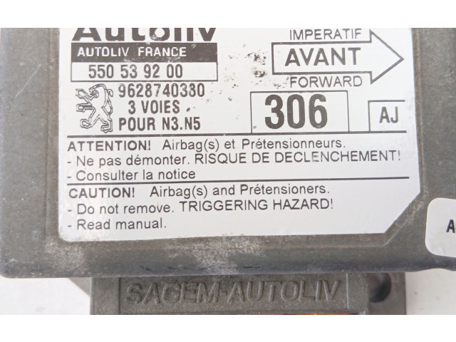 Блок подушек безопасности 9628740380, 550539200 Peugeot 306