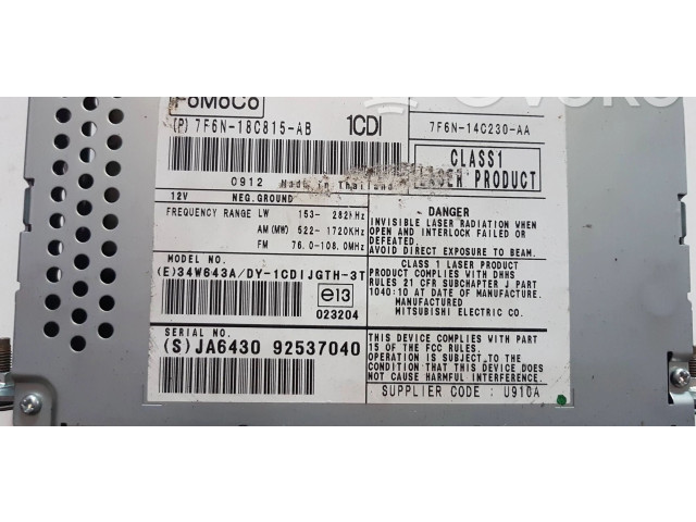 Блок управления климат-контролем 7F6N14C230AA, 7F6N18C815AB Jaguar XF