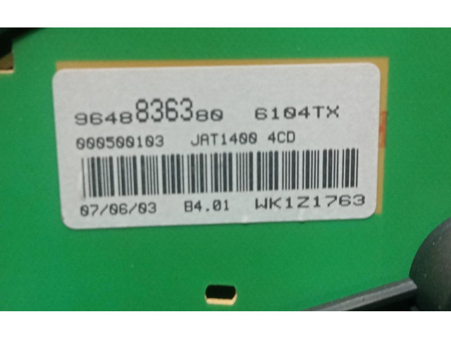 Přístrojová deska Citroen Berlingo 2005 9648836380