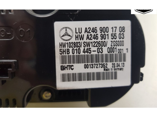 Блок управления климат-контролем A2469001708   Mercedes-Benz A W176