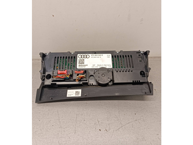 Блок управления климат-контролем 8T2820043S, A2C53307437 Audi A5 8T 8F