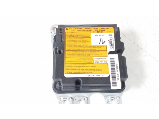 Блок подушек безопасности 0285011259, 988204GP0A Infiniti Q50