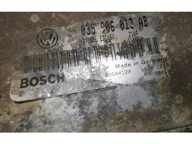 Блок управления двигателя 038906013AB, 0281001911 Seat Ibiza II (6k)