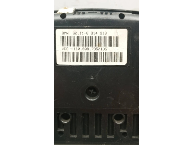 Přístrojová deska BMW 5 E39 2001 62116914913, 110008735135
