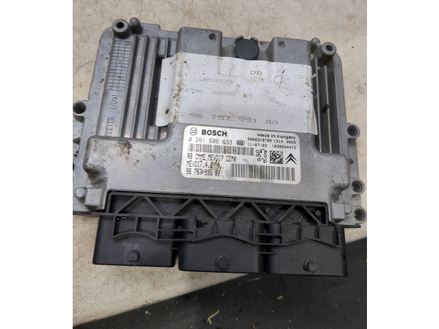 Блок управления двигателем Блок управления 0261S06633, 9675799180 Citroen DS4