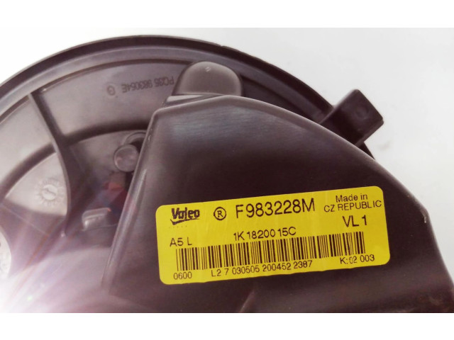 Вентилятор печки 1K1820015F Audi A3 S3 8P