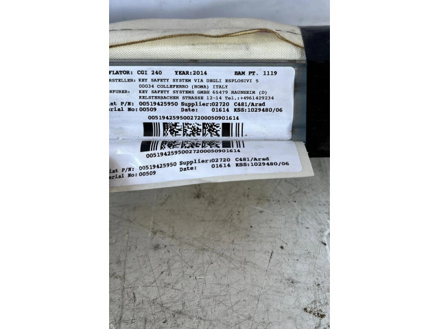 Надувная подушка для крыши    00519425950, 00519425950   Lancia Ypsilon