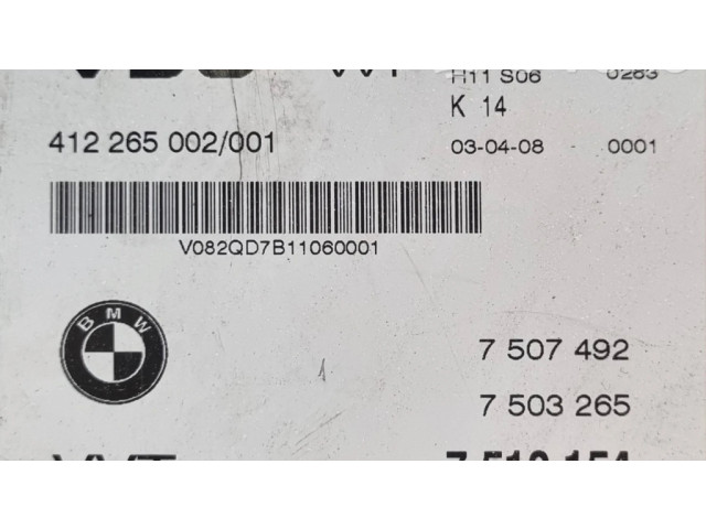 Řídící jednotka 7510154, 7503265 BMW 7 E65 E66 2003