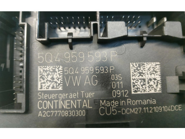 Блок управления 5Q0959593P   Skoda Kodiaq