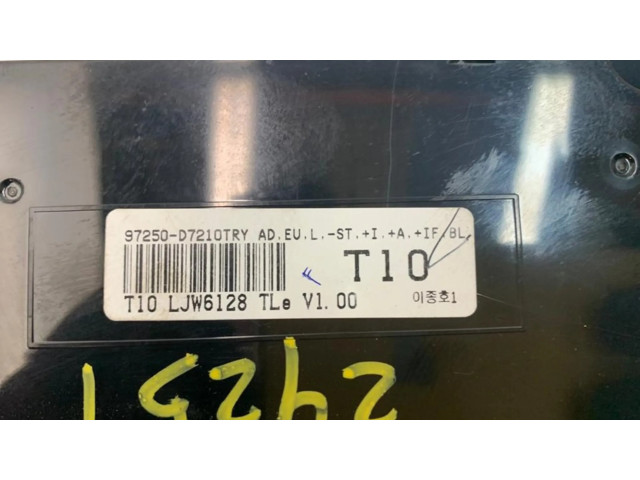 Блок управления климат-контролем 97250D7210TRY, T10LJW6128 Hyundai Tucson TL