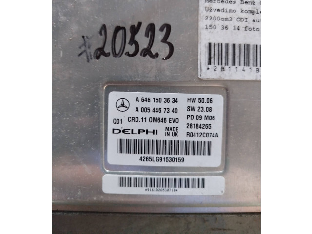 Řídící jednotka a6461503634, a0054467340 Mercedes-Benz C AMG W204 2009