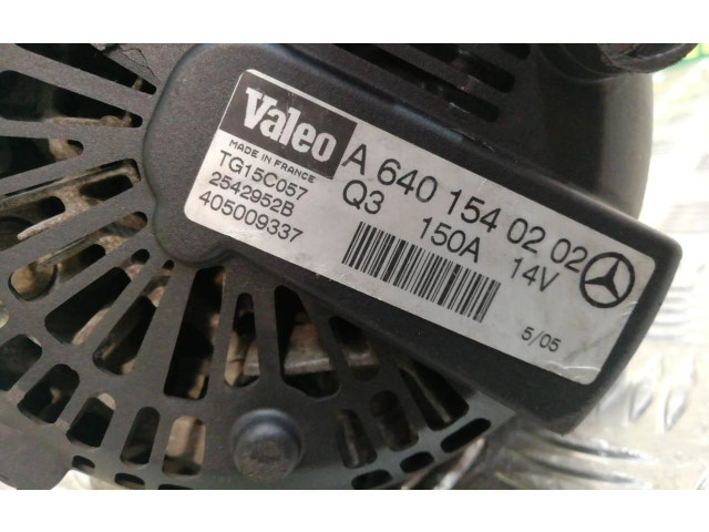 Генератор A6401540202   Mercedes-Benz A W169      