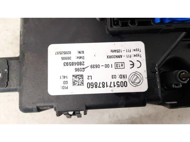 Блок комфорта 00517187860 Fiat Grande Punto