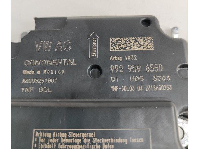 Блок подушек безопасности 992959655D Porsche Cayenne (9Y0 9Y3)