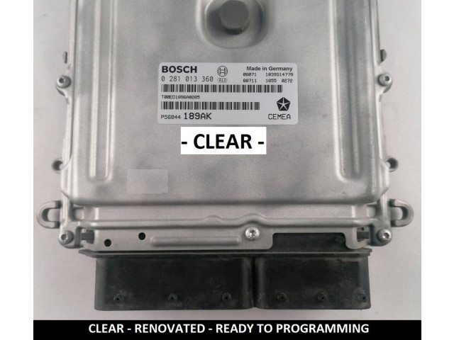 Блок управления двигателя 0281013360, P56044189AK   Jeep Commander