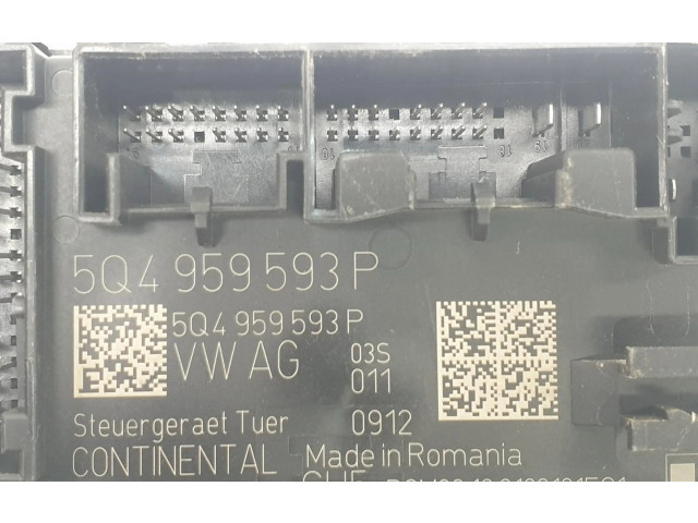Блок управления 5Q4959593P, 5Q4959593P Skoda Octavia Mk4