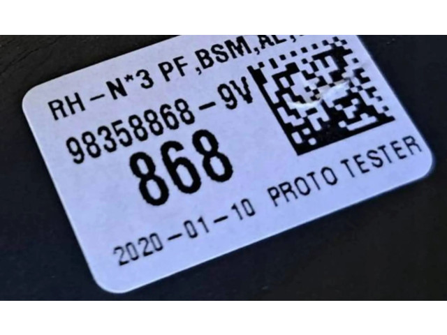 Zpětné zrcátko Opel Mokka B 2020