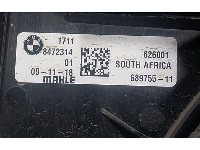 Вентилятор радиатора 17428472314, 847231401 BMW X3 G01