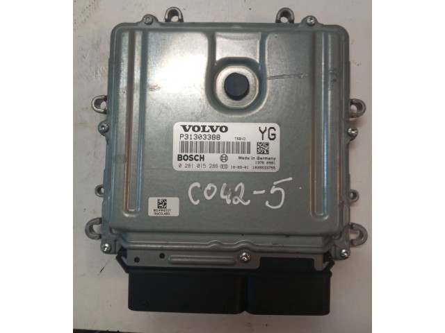 Блок управления двигателя P31303388, 0281015286   Volvo V70