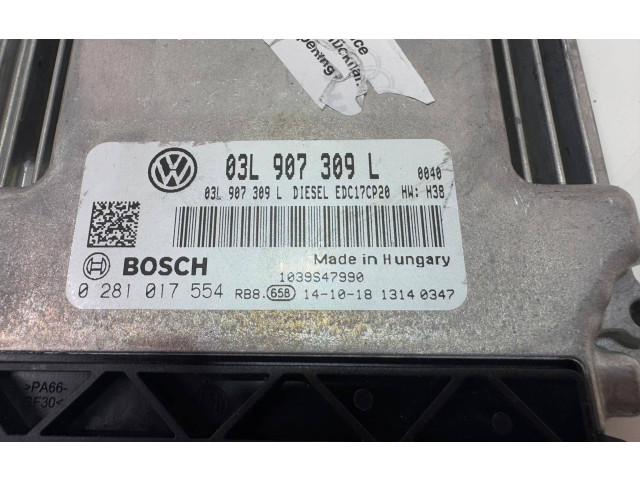 Řídící jednotka 03L907309L, 0281017554 Volkswagen Multivan T6 2016