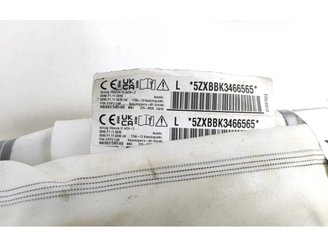 Боковая подушка безопасности 9838258580 Peugeot 2008 II