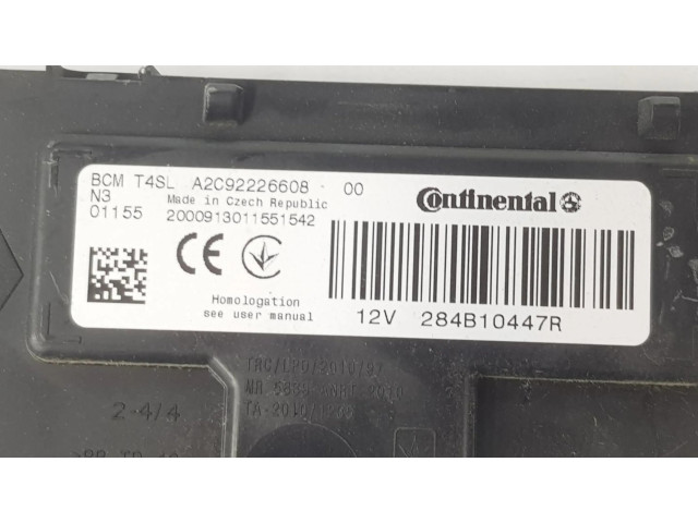 Блок управления 284B10447R, A2C92226608 Dacia Dokker